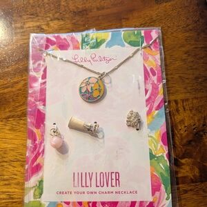 Lilly Pulitzer Charm Necklace Set